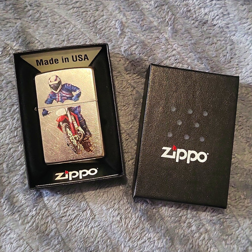 Dirtbike design zippo lighter - dirtbike,