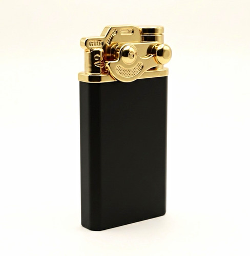 Black gold tone metal - &, pocket