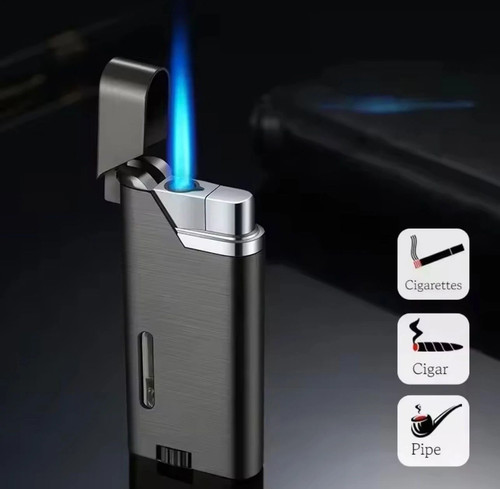 Straight blue jet - blue, gas