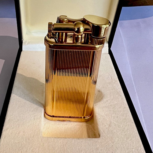 Dunhill gold tone pocket - gold,