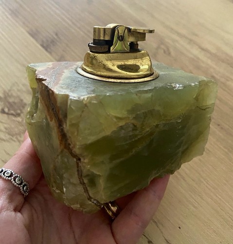 Stone table cigarette lighter - stone,